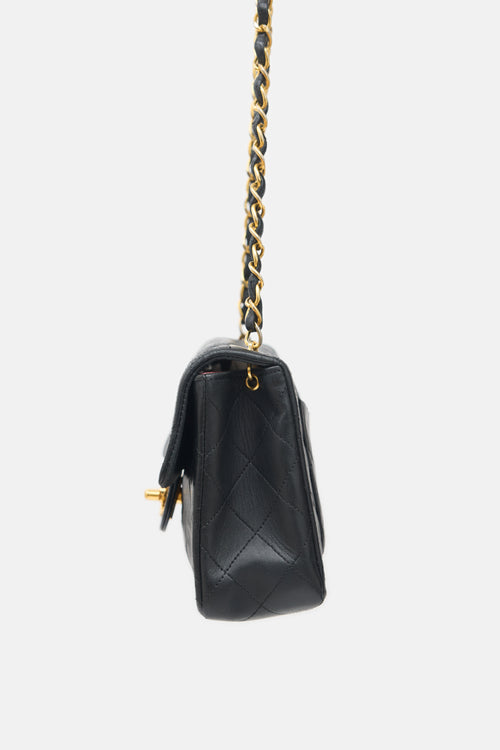Chanel 1990s Leather Mini Classic Flap Bag