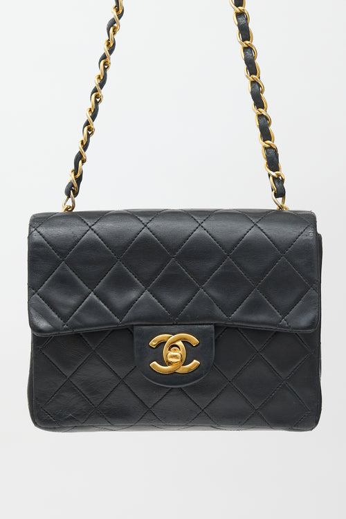 Chanel 1990s Leather Mini Classic Flap Bag