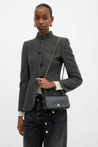 Chanel 1990s Quilted Mini Full Flap Bag