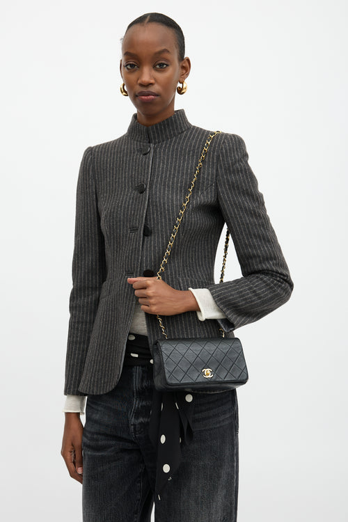 Chanel 1990s Quilted Mini Full Flap Bag