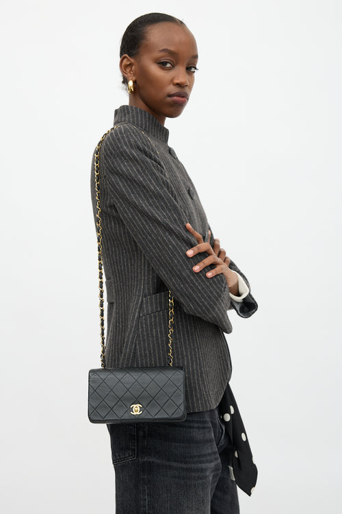 Chanel 1990s Quilted Mini Full Flap Bag