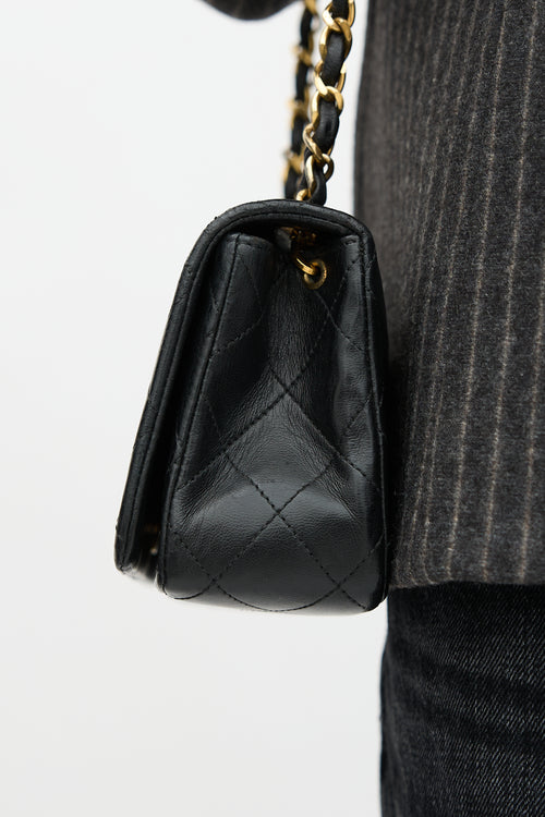 Chanel 1990s Quilted Mini Full Flap Bag