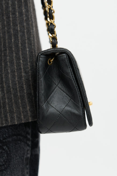 Chanel 1990s Quilted Mini Full Flap Bag