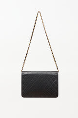 Chanel 1996 Matelassé Half Flap Push Lock Bag