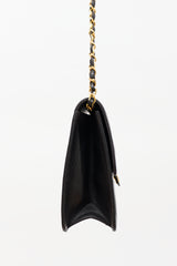Chanel 1996 Matelassé Half Flap Push Lock Bag