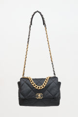Chanel 2020 Quilted Leather 19 Flap Bag