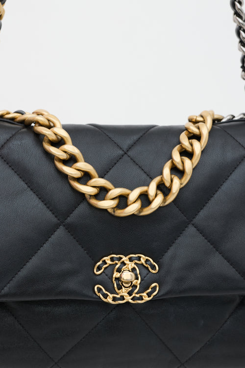 Chanel 2020 Quilted Leather 19 Flap Bag