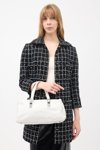 Chanel 2003 Quilted Leather Boston Bag