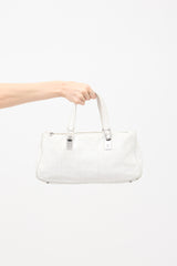 Chanel 2003 Quilted Leather Boston Bag