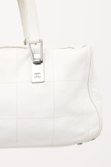 Chanel 2003 Quilted Leather Boston Bag