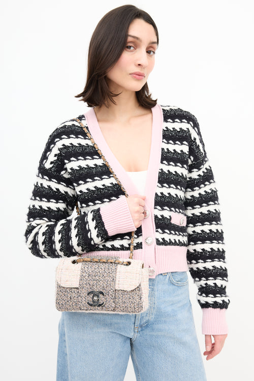 Chanel 2004 Tweed Small Fantasy Flap Bag