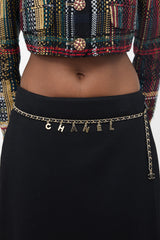 Chanel 2004 Braided Chain Logo Belt