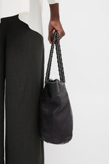Chanel 2005 Leather Luxe Ligne CC Tote Bag