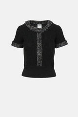 Chanel 2007 Cashmere Button Up Top