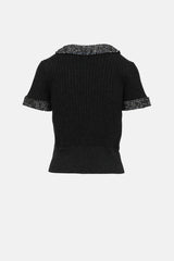 Chanel 2009 Cashmere Button Up Top