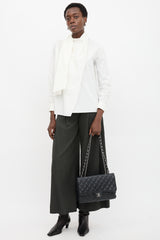 Chanel 2008 Quilted Leather Classic Flap Bag