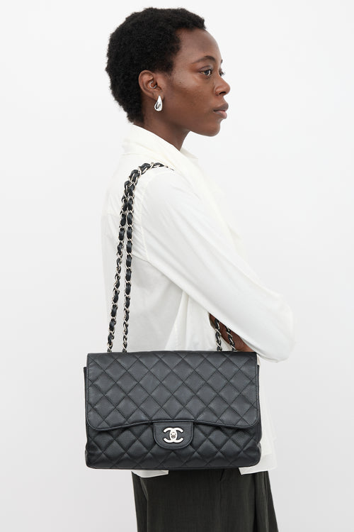 Chanel 2008 Quilted Leather Classic Flap Bag