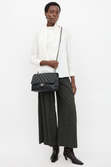 Chanel 2008 Quilted Leather Classic Flap Bag