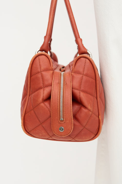 Chanel 2008 Caviar Leather Timeless Bowler Bag