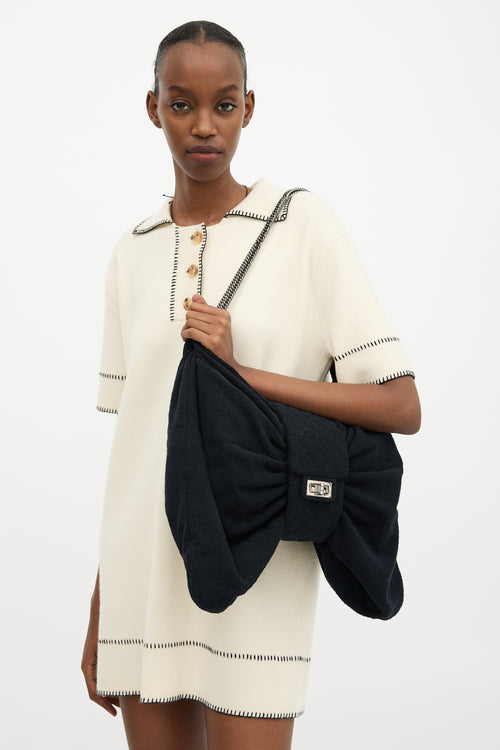 Chanel 2008 Terry Maxi Bow Bag