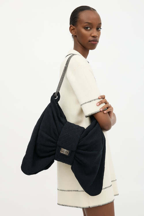 Chanel 2008 Terry Maxi Bow Bag