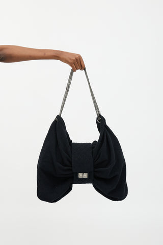 Chanel 2008 Terry Maxi Bow Bag