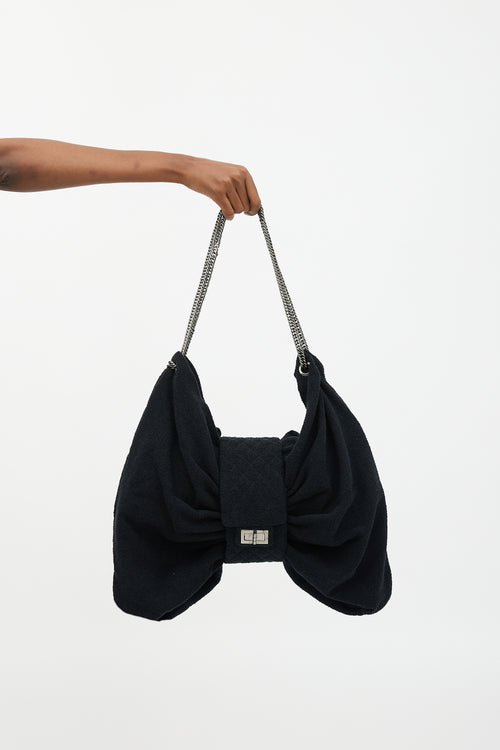 Chanel 2008 Terry Maxi Bow Bag
