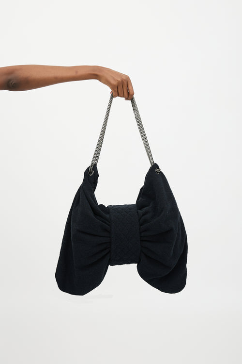 Chanel 2008 Terry Maxi Bow Bag