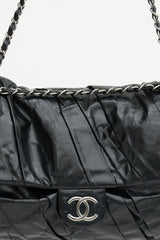 Chanel 2009 Twisted Leather Maxi Flap Bag