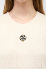 Chanel 2010 Wool Camellia Knit Dress