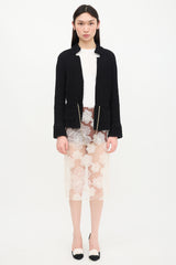 Chanel 2010 Knit Chain Front Cardigan