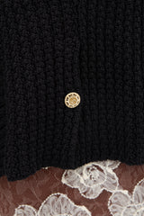 Chanel 2010 Knit Chain Front Cardigan
