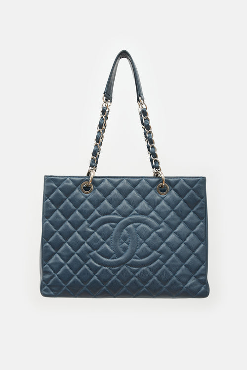 Chanel 2011 Quilted Grand Shopping Tote Bag