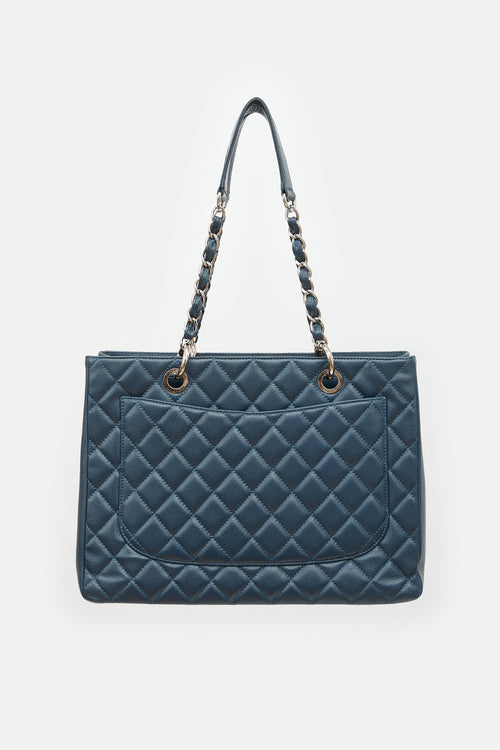 Chanel 2011 Quilted Grand Shopping Tote Bag