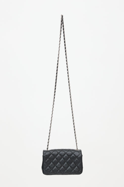 Chanel 2011 Quilted Caviar Mini Flap Bag