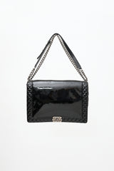 Chanel 2013 - 2014 Patent Large Reverso Boy Bag