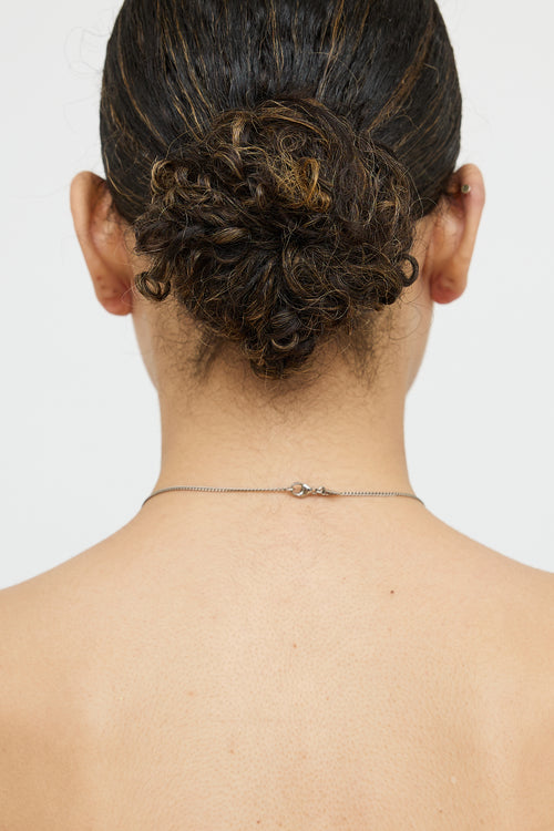 Chanel 2016 Crystal CC Chain Necklace