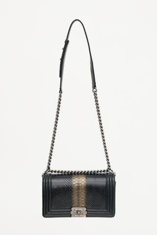 Chanel 2014 Exotic Leather Medium Boy Bag