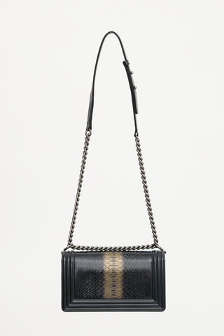 Chanel 2014 Exotic Leather Medium Boy Bag
