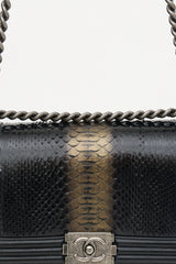 Chanel 2014 Exotic Leather Medium Boy Bag