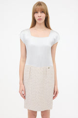 Chanel 2014 Tweed & Silk Co-ord Set