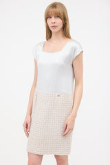 Chanel 2014 Tweed & Silk Co-ord Set