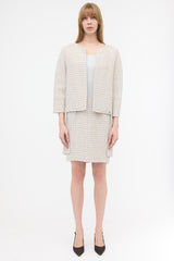 Chanel 2014 Tweed & Silk Co-ord Set