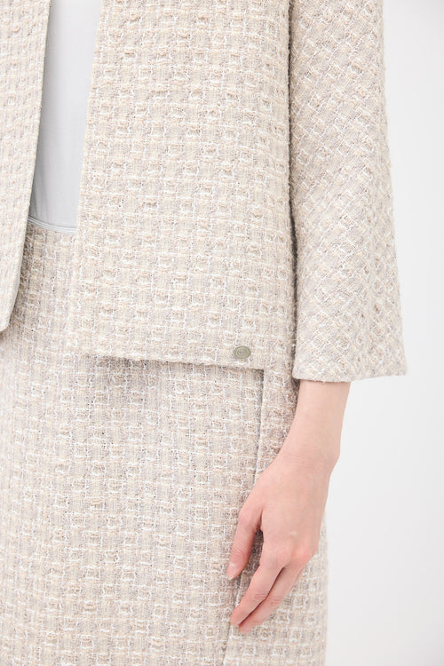 Chanel 2014 Tweed & Silk Co-ord Set