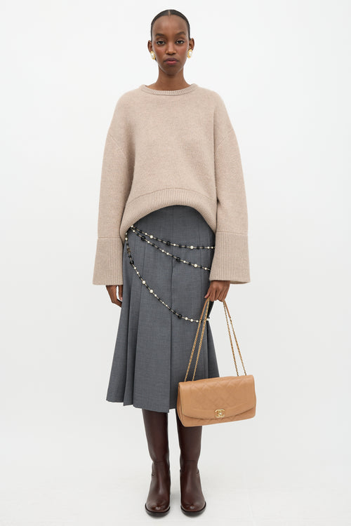 Chanel 2014 Leather Diana Reissue Flap Bag