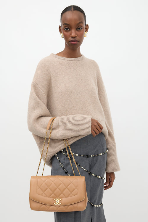 Chanel 2014 Leather Diana Reissue Flap Bag