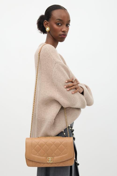 Chanel 2014 Leather Diana Reissue Flap Bag