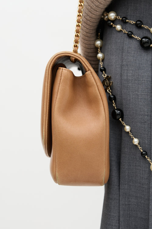 Chanel 2014 Leather Diana Reissue Flap Bag