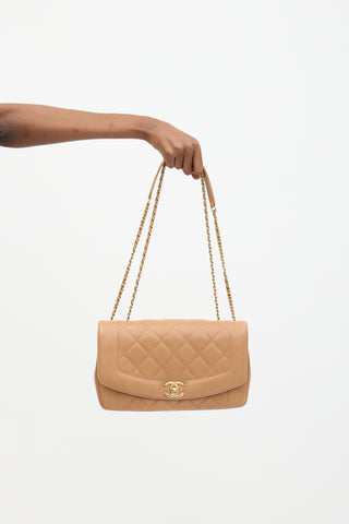 Chanel 2014 Leather Diana Reissue Flap Bag