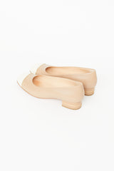 Chanel 2016 Beige Leather Heel